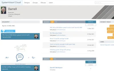 SystemVision Cloud Website Screenshot